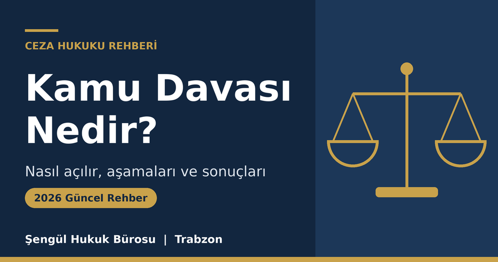 kamu davası nedir?