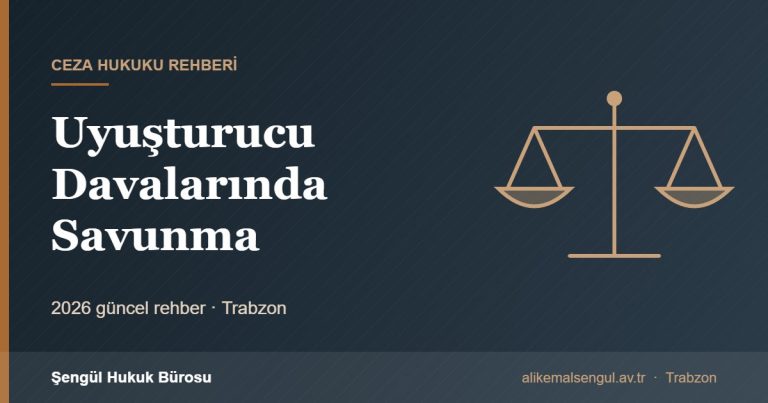 Uyuşturucu Davalarında Savunma - Uyuşturucu davalarında savunma rehberi