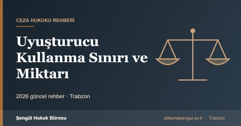 Uyuşturucu Kullanma Sınırı ve Miktarı - Uyuşturucu kullanma sınırı rehberi